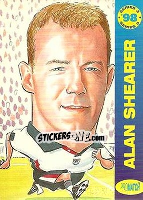 Sticker A. Shearer - 1998 Series 3 n. WC9 - Promatch