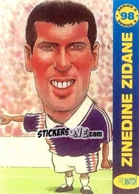Sticker Z.Zidane - 1998 Series 3 n. WC55 - Promatch