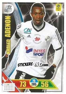 Sticker Khaled Adenon - FOOT 2017-2018. Adrenalyn XL - Panini