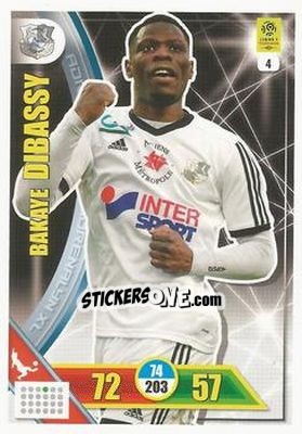 Sticker Bakaye Dibassy - FOOT 2017-2018. Adrenalyn XL n. 4 - Panini