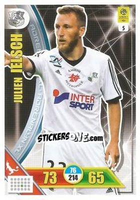 Sticker Julien Ielsch - FOOT 2017-2018. Adrenalyn XL n. 5 - Panini