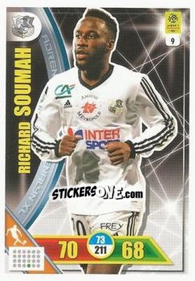 Sticker Richard Soumah - FOOT 2017-2018. Adrenalyn XL n. 9 - Panini