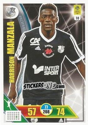 Sticker Harrison Manzala - FOOT 2017-2018. Adrenalyn XL n. 10 - Panini