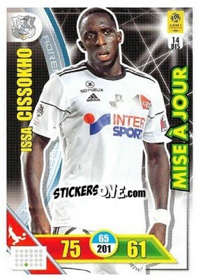 Sticker Issa Cissokho - FOOT 2017-2018. Adrenalyn XL n. 14bis - Panini