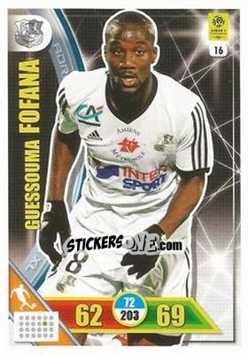 Cromo Guessouma Fofana - FOOT 2017-2018. Adrenalyn XL - Panini