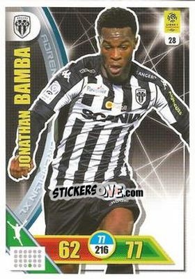 Sticker Jonathan Bamba - FOOT 2017-2018. Adrenalyn XL n. 28 - Panini