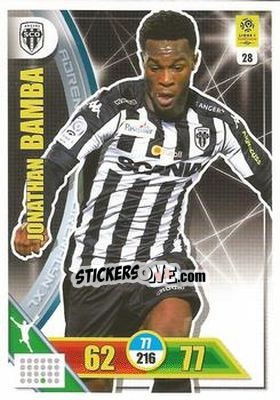 Figurina Jonathan Bamba - FOOT 2017-2018. Adrenalyn XL - Panini