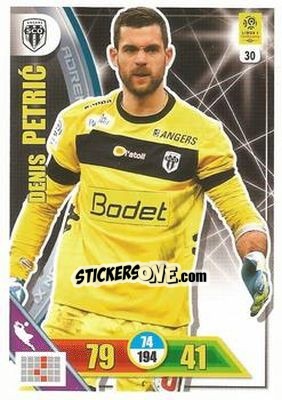 Figurina Denis Petric - FOOT 2017-2018. Adrenalyn XL n. 30 - Panini
