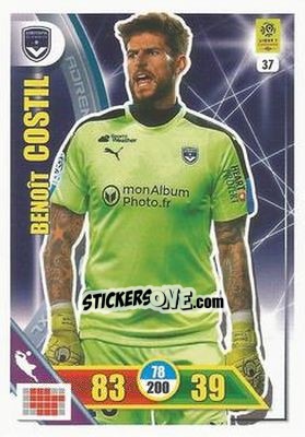 Sticker Benoît Costil - FOOT 2017-2018. Adrenalyn XL n. 37 - Panini