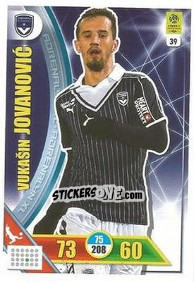 Cromo Vukašin Jovanovic - FOOT 2017-2018. Adrenalyn XL n. 39 - Panini
