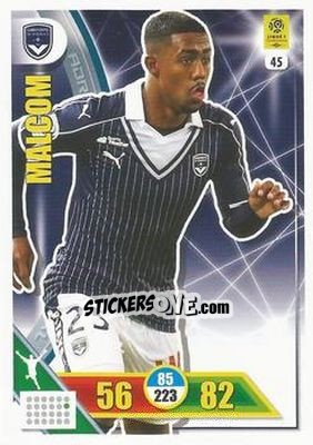 Sticker Malcom - FOOT 2017-2018. Adrenalyn XL n. 45 - Panini