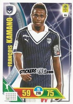 Sticker François Kamano - FOOT 2017-2018. Adrenalyn XL n. 46 - Panini