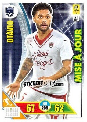 Sticker Otávio - FOOT 2017-2018. Adrenalyn XL n. 51bis - Panini
