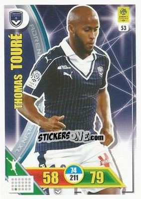 Sticker Thomas Touré - FOOT 2017-2018. Adrenalyn XL n. 53 - Panini