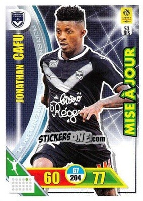 Sticker Jonathan Cafu - FOOT 2017-2018. Adrenalyn XL n. 53bis - Panini