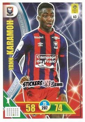 Sticker Yann Karamoh - FOOT 2017-2018. Adrenalyn XL n. 63 - Panini