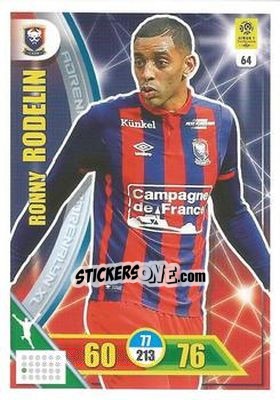 Cromo Ronny Rodelin - FOOT 2017-2018. Adrenalyn XL n. 64 - Panini