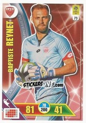 Sticker Baptiste Reynet - FOOT 2017-2018. Adrenalyn XL n. 73 - Panini