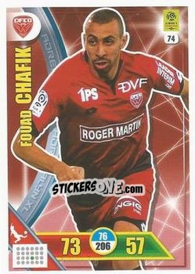Sticker Fouad Chafik - FOOT 2017-2018. Adrenalyn XL n. 74 - Panini
