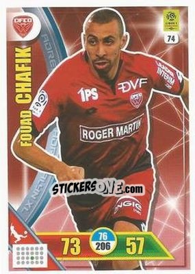 Sticker Fouad Chafik - FOOT 2017-2018. Adrenalyn XL - Panini