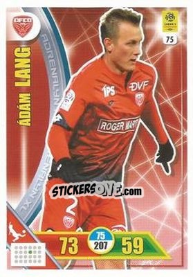 Sticker Ádám Lang - FOOT 2017-2018. Adrenalyn XL n. 75 - Panini
