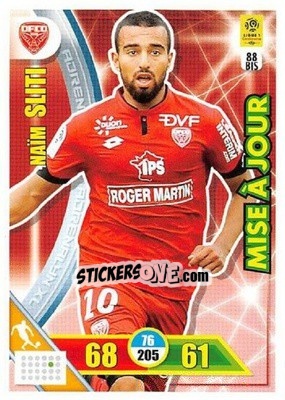 Sticker Naïm Sliti - FOOT 2017-2018. Adrenalyn XL n. 88bis - Panini