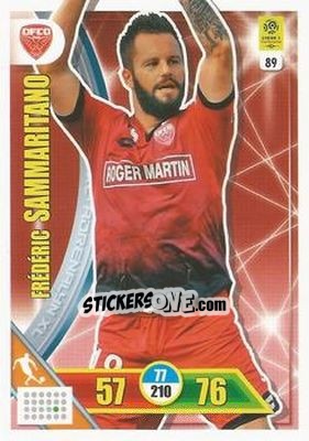 Cromo Frédéric Sammaritano - FOOT 2017-2018. Adrenalyn XL n. 89 - Panini