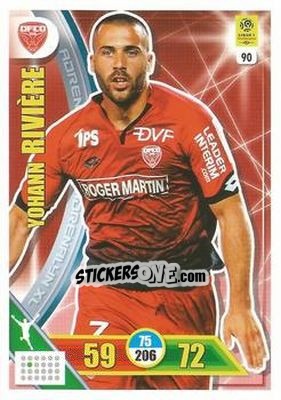 Figurina Yohann Rivière - FOOT 2017-2018. Adrenalyn XL - Panini