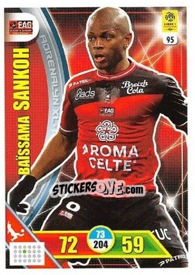 Figurina Baïssama Sankoh - FOOT 2017-2018. Adrenalyn XL n. 95 - Panini