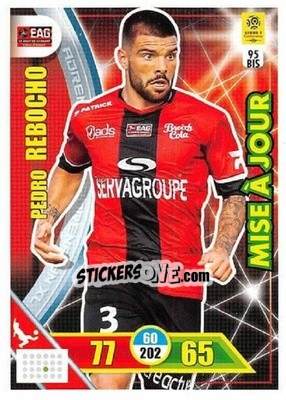 Sticker Pedro Rebocho - FOOT 2017-2018. Adrenalyn XL - Panini