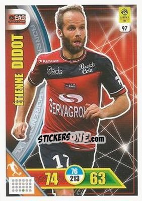 Sticker étienne Didot - FOOT 2017-2018. Adrenalyn XL n. 97 - Panini