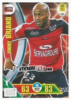 Sticker Jimmy Briand - FOOT 2017-2018. Adrenalyn XL n. 101 - Panini