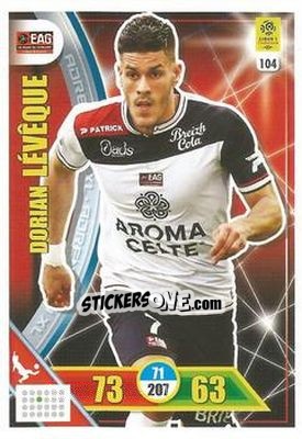 Cromo Dorian Lévêque - FOOT 2017-2018. Adrenalyn XL - Panini