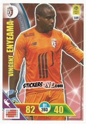 Sticker Vincent Enyeama - FOOT 2017-2018. Adrenalyn XL n. 109 - Panini