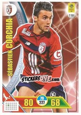 Sticker Sébastien Corchia - FOOT 2017-2018. Adrenalyn XL n. 110 - Panini