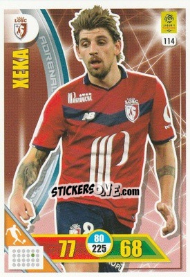 Sticker Xeka - FOOT 2017-2018. Adrenalyn XL n. 114 - Panini