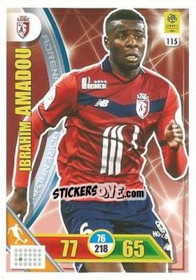 Cromo Ibrahim Amadou - FOOT 2017-2018. Adrenalyn XL - Panini