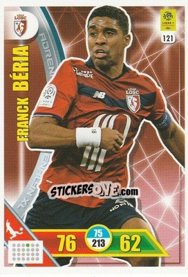 Figurina Franck Béria - FOOT 2017-2018. Adrenalyn XL n. 121 - Panini