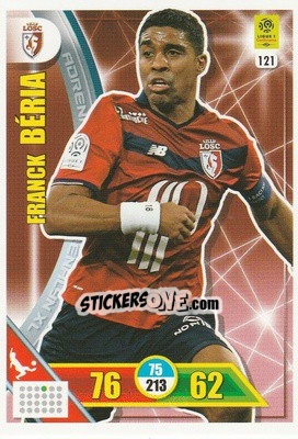 Sticker Franck Béria - FOOT 2017-2018. Adrenalyn XL - Panini