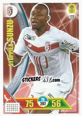Sticker Stoppila Sunzu - FOOT 2017-2018. Adrenalyn XL n. 122 - Panini