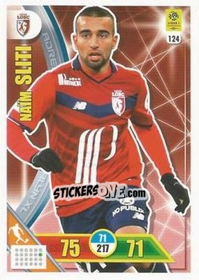 Sticker Naim Sliti - FOOT 2017-2018. Adrenalyn XL n. 124 - Panini