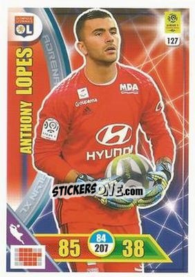 Sticker Anthony Lopes - FOOT 2017-2018. Adrenalyn XL n. 127 - Panini