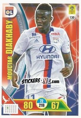 Sticker Mouctar Diakhaby - FOOT 2017-2018. Adrenalyn XL n. 130 - Panini