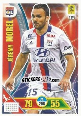 Sticker Jérémy Morel - FOOT 2017-2018. Adrenalyn XL n. 139 - Panini