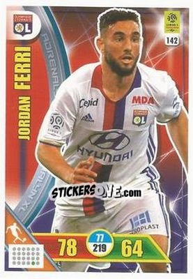 Sticker Jordan Ferri - FOOT 2017-2018. Adrenalyn XL n. 142 - Panini
