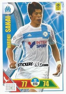 Sticker Hiroki Sakai - FOOT 2017-2018. Adrenalyn XL n. 146 - Panini