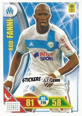Cromo Rod Fanni - FOOT 2017-2018. Adrenalyn XL n. 147 - Panini