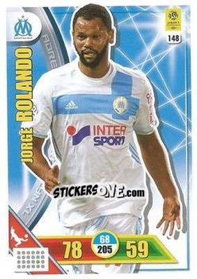 Sticker Jorge Rolando - FOOT 2017-2018. Adrenalyn XL n. 148 - Panini