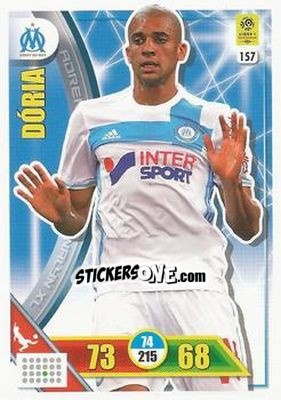 Sticker Dória - FOOT 2017-2018. Adrenalyn XL n. 157 - Panini