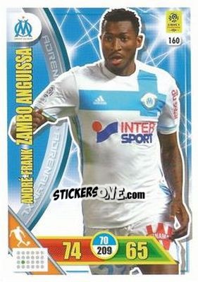Sticker André-Frank Zambo Anguissa - FOOT 2017-2018. Adrenalyn XL n. 160 - Panini